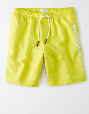 american eagle yellow shorts