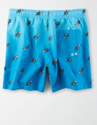 American Eagle AE 6" Toucan Print Swim Trunk — фото 2