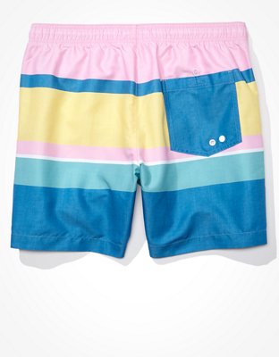 American Eagle AE 6" Stripe Swim Trunk — фото 4