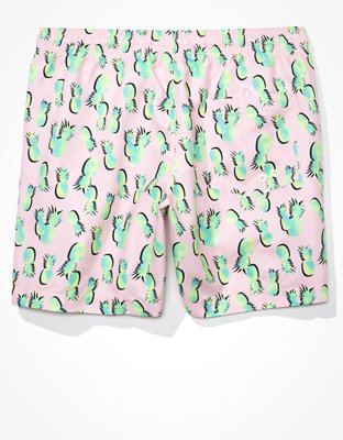 AE 6" Cactus Print Swim Trunk
