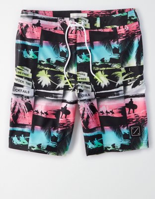 american eagle mens swim trunks