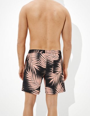 Мужские брюки American Eagle AE 7" Palm Swim Trunk — фото 3