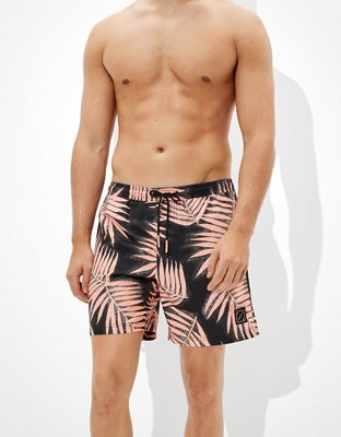 Мужские брюки American Eagle AE 7" Palm Swim Trunk — фото 2
