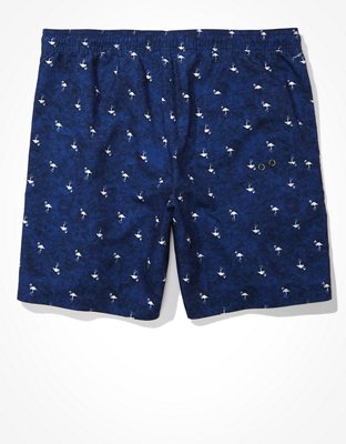 Мужские брюки American Eagle AE 7" Flamingo Print Swim Trunk — фото 4