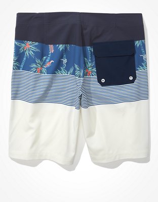 Мужские брюки American Eagle AE 10" Tropical Color-Block Classic Board Short — фото 4