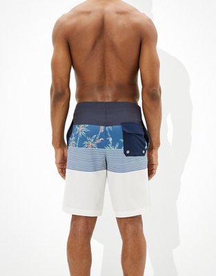 Мужские брюки American Eagle AE 10" Tropical Color-Block Classic Board Short — фото 3