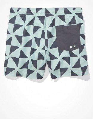 Мужские брюки American Eagle AE 5" Geo Swim Trunk — фото 4