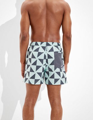 Мужские брюки American Eagle AE 5" Geo Swim Trunk — фото 3