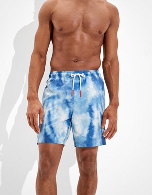 Мужские брюки American Eagle AE 7" Tie-Dye Swim Trunk — фото 2