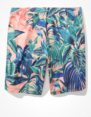 AE 10" Tropical Print Classic Board Short