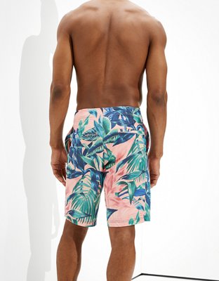AE 10" Tropical Print Classic Board Short