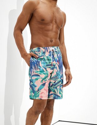 AE 10" Tropical Print Classic Board Short