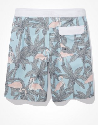 Мужские брюки American Eagle AE 10" Flamingo Print Classic Board Short — фото 4