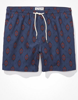 Мужские брюки American Eagle AE 5.5" Geo Swim Trunk — фото 3