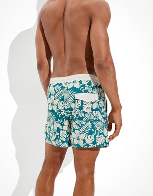 Мужские брюки American Eagle AE 5.5" Floral Swim Trunk — фото 2