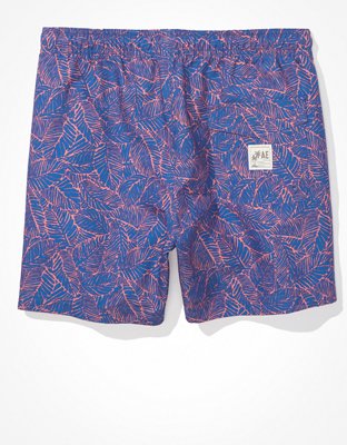 Мужские брюки American Eagle AE 5.5" Tropical Swim Trunk — фото 4