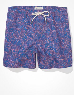Мужские брюки American Eagle AE 5.5" Tropical Swim Trunk — фото 3