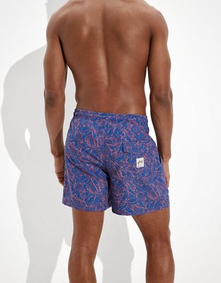 Мужские брюки American Eagle AE 5.5" Tropical Swim Trunk — фото 2
