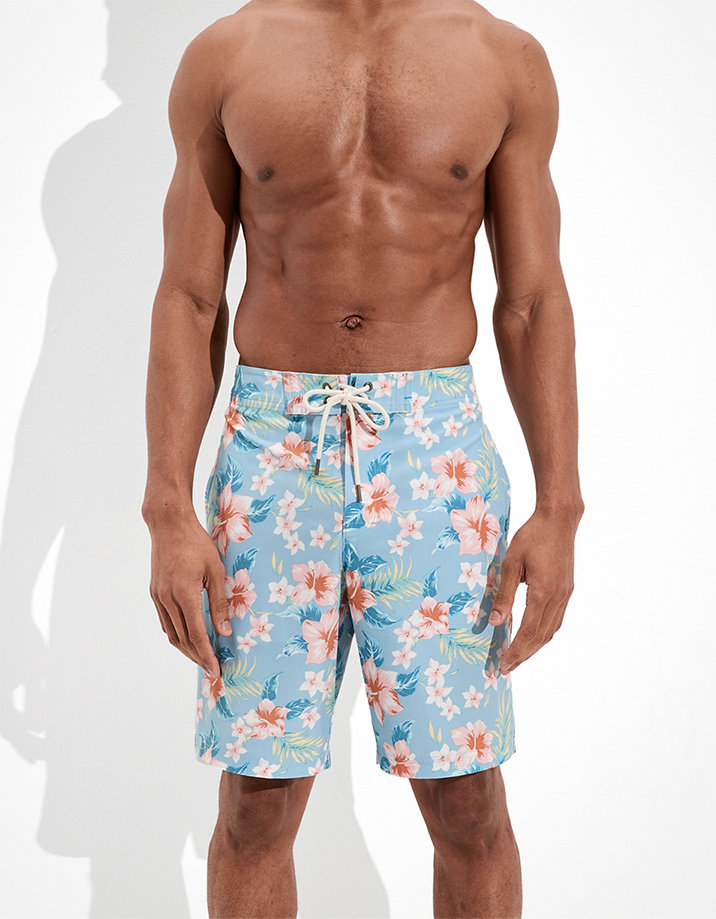 AE 9" Floral Classic Board Short