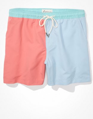 Мужские брюки American Eagle AE 5" Colorblock Swim Trunk — фото 3