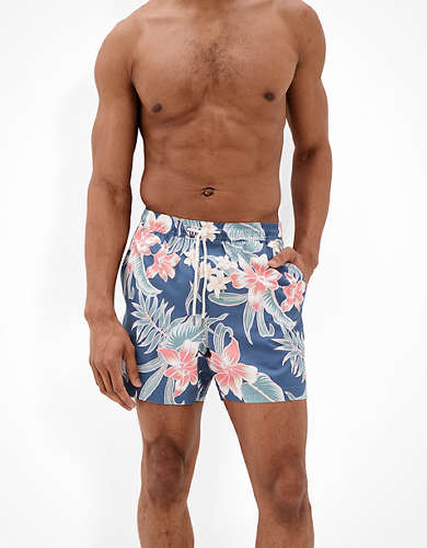 Mens Clothing Beachwear Swim trunks and swim shorts Brown MCM Synthetic Men S Monogram Print Swim Trunks in Cognac for Men 