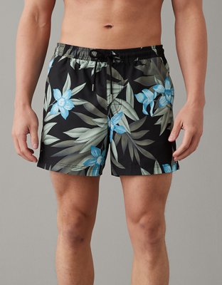 Mens tropical sale swim trunks