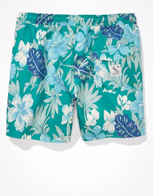 AE 5" Printed Flex Swim Trunk