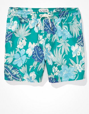 AE 5" Printed Flex Swim Trunk