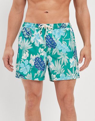 AE 5" Printed Flex Swim Trunk