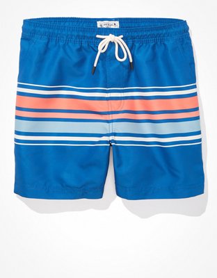 AE 5.5" Striped Swim Trunk