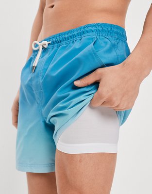 Мужские брюки American Eagle AE 5" Ombre Swim Trunk — фото 3