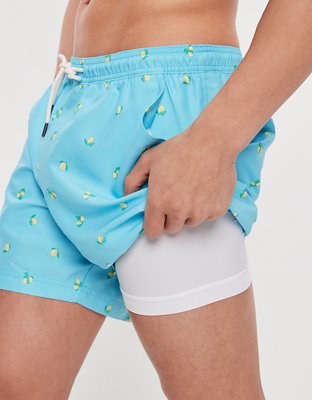 Мужские брюки American Eagle AE 5" Swim Trunk — фото 5