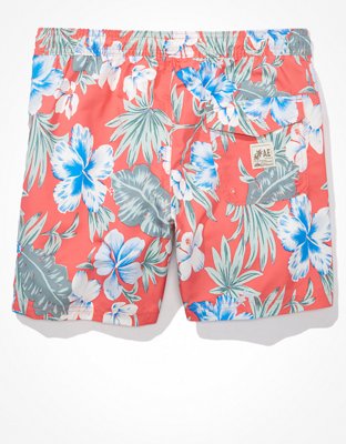 AE 5" Printed Flex Swim Trunk