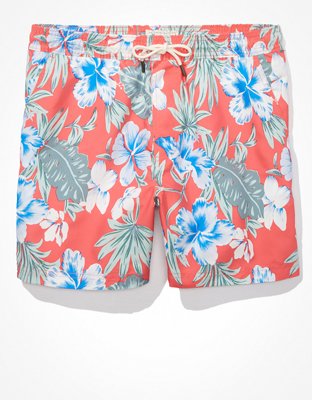 AE 5" Printed Flex Swim Trunk