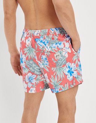 AE 5" Printed Flex Swim Trunk