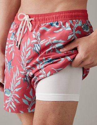 AE 5" Tropical Swim Trunk