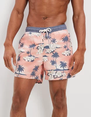 AE 5.5" Tropical Swim Trunk