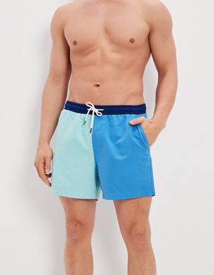 AE 5 Colorblock Swim Trunk