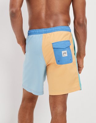 AE 7" Colorblock Swim Trunk