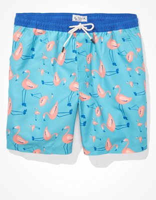 AE Traje de baño de 7" de flamencos