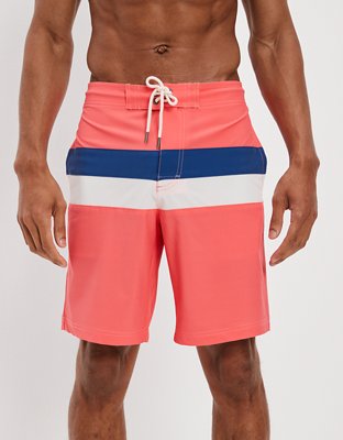AE Board Shorts clásicos de 9" a rayas