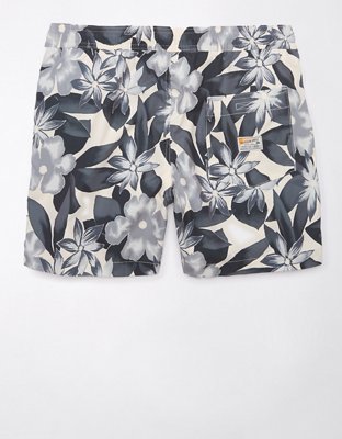 Мужские брюки American Eagle AE Printed Flex 5" Swim Trunk — фото 4