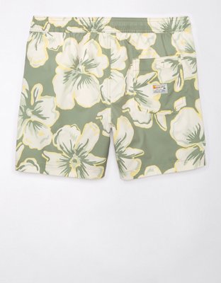 Мужские брюки American Eagle AE Floral Flex 5" Swim Trunk — фото 4