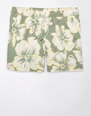AE 5" Floral Flex Swim Trunk