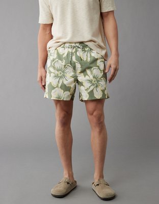 AE 5" Floral Flex Swim Trunk