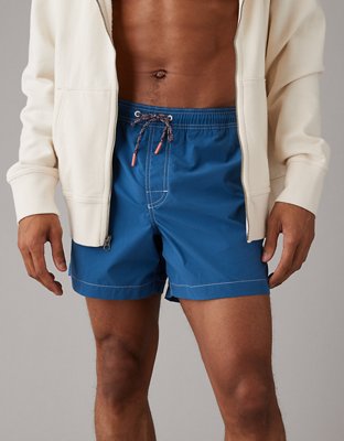 Men Blue Solid Trunk