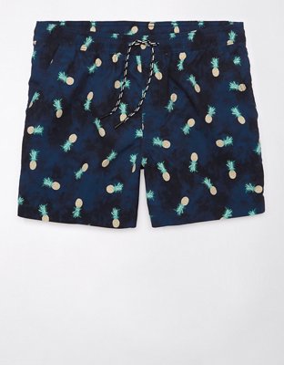 Мужские брюки American Eagle AE Pineapples Flex 5" Swim Trunk — фото 3