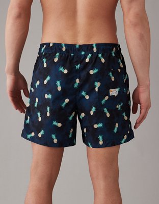 Мужские брюки American Eagle AE Pineapples Flex 5" Swim Trunk — фото 2