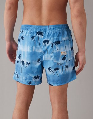 AE 5" Printed Flex Swim Trunk