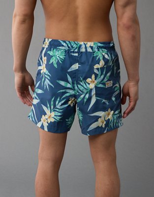 AE 5" Floral Flex Swim Trunk
